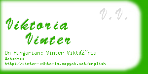 viktoria vinter business card